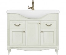 Тумба для комплекта ValenHouse Эллина 105 слоновая кость, фурнитура бронза — 