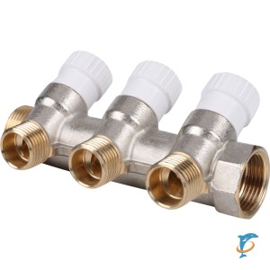 Stout Коллектор распределительный 3/4", 3 отвода 1/2"  (SMB 6851 341203)