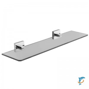 Полка AZARIO RINA стеклянная 52 см AZ-87003 хром (AZ-87003)