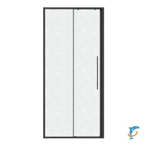 Дверь в нишу Niagara Nova NG-34-L10CHGR (100х195) раздвижная(левая) графит, стекло шиншилла  (NG-34-L10CHGR)
