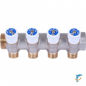 STOUT Коллектор распределительный 1", 4 отвода 1/2" плоское уплотнение (SMB 6852 011204)