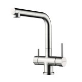 Смеситель OMOIKIRI Takamatsu-S-BN нержавеющая сталь &mdash; 