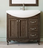 Тумба с раковиной ValenHouse Эллина 80 кальяри, фурнитура хром — 