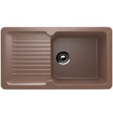 Односекционная реверсивная мойка ULGRAN U-506 терракот — 