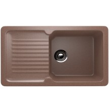 Односекционная реверсивная мойка ULGRAN U-506 терракот — 