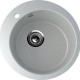 Круглая мойка с отверстием под смеситель ULGRAN U-405 серый  (U-405-310)