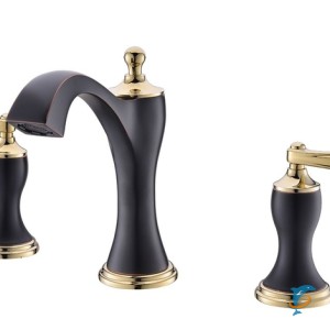 Смеситель Timo Unari 7511/04F Черный антик / Золото (7511/04F black antique-gold)