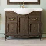 Тумба с раковиной ValenHouse Эллина 105 кальяри, фурнитура бронза — 