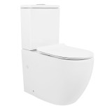 Унитаз напольный Azario CORSA 630x380x830 безободковый со смывным механизмом Geberit, бачком и сиденьем микролифт (AZ-2062S-G) &mdash; 