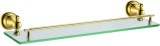 Полка Azario ELVIA стеклянная 52 см, золото (AZ-91103G) — 