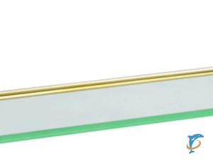 Полка Azario ELVIA стеклянная 52 см, золото (AZ-91103G)  (AZ-91103G)