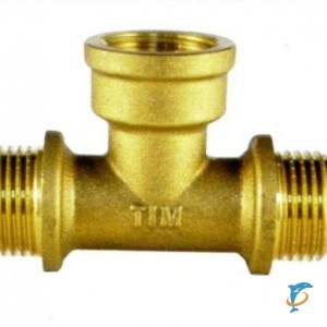 Тройник TIM 1/2 ш/г/ш (латунь) (TMFM222)