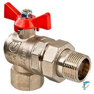 Кран американка VALTEC VT.228.N 1/2 угловой  (VT.228.N.04)