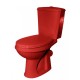Унитаз-компакт Оскольская керамика ЭЛИССА Optima красный  (ЭЛИССА Optima красный)