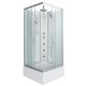 Душевая кабина Niagara NG-1108-14BKTG (900х900х2100-2400) с полкой  (11081424BKTG)