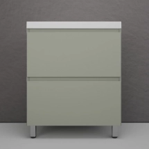 Тумба для комплекта напольная Style Line Манхэттен 70, олива — Тумба с раковиной Style Line Жасмин 75 ЛС-00000037 + 1.WH11.0.177