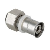 Пресс-фитинг с накидной гайкой VALTEC 16 (2,0) мм х 1/2” &mdash; 