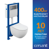 Комплект Cersanit BRASKO SMART CO DPL EO slim инсталляция LINK PRO LP — 