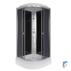 Душевая кабина Niagara Eco E100/26/TN (100х100х215) средний поддон (26см), стекло тонированное  ( E100/26/TN)