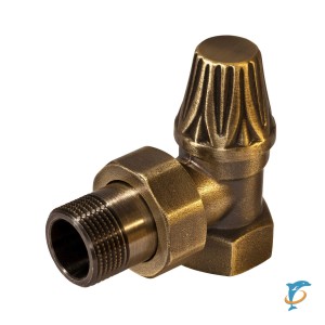 RS 217B Вентиль RETROstyle латунный 1/2 угловой нижний (v 672 1/2)