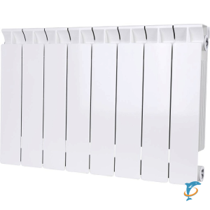 Радиатор биметаллический SRB-0110-035008 STOUT STYLE 350 8 секций боковое подключение (белый RAL 9010)  (SRB-0110-035008)