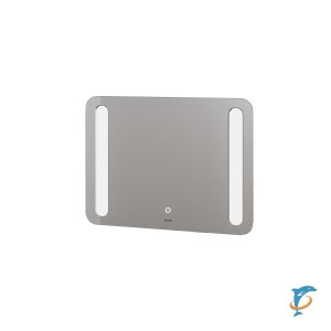 Зеркало LARA (1000*800*45) LED с сенсорным выключателем и гравировкой (1310080)