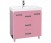 Тумба с раковиной Misty Джулия Qvatro 90 с 3-мя ящиками прямая розовая
