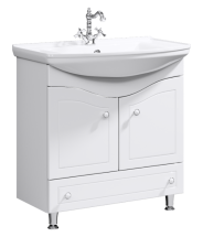 Тумба с раковиной Aqwella Franchesca 85 напольная — 