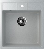 Односекционная мойка с отверстием под смеситель ULGRAN U-406 серый — 