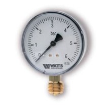 Манометр радиальный Watts серии F R 200 50/10 bar — Манометр радиальный Watts F R 200