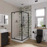 Душевое ограждение Niagara NG 6802-08 Black (100х100х190) — 