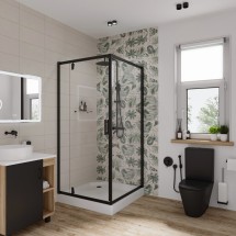 Душевое ограждение Niagara NG 6802-08 Black (100х100х190) — 