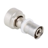 Пресс-фитинг с накидной гайкой под «евроконус» VALTEC 16 (2,0) мм х 3/4” — 