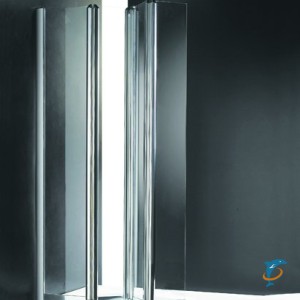 Душевая шторка на ванну Cezares TRIO-W-V-3-90/140-P-Cr-L  (TRIO-W-V-3-90/140-P-Cr-L)