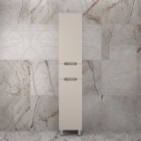 Пенал напольный Style Line Матис 36 см, кремовый — Зеркало Style Line Лотос 600 Шелк зебрано ЛС-00000486