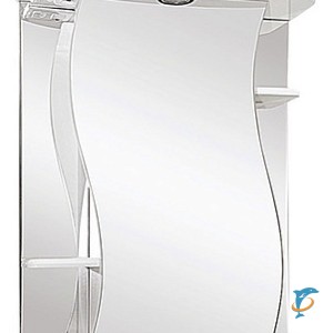 Зеркало со шкафом Мисти (Misty) Лиана 60 правое  (Э-Лиа02060-01СвП)