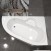 Акриловая ванна CORPA NERA Siena 170х110 асимметричная, правая, белый