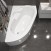 Акриловая ванна CORPA NERA Siena 170х110 асимметричная, правая, белый