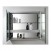 Шкаф зеркальный ESBANO ES-2404 80х70х15 см, с подсветкой