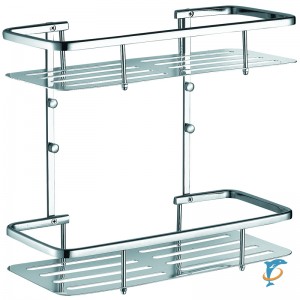 Полка прямоугольная двухэтажная Azario подвесная AZ-835-2  (AZ-835-2)