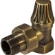 RS 217B Вентиль RETROstyle латунный 3/4 угловой нижний  (v 672  3/4)