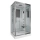 Душевая кабина NG-7711WR (900x1200х2150) низкий поддон стенки белые  (7711WR)