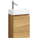 Тумба с раковиной Aqwella Leon-MP 40 подвесная дуб  (Ln-MP.01.04/DS+T1.04.04D)