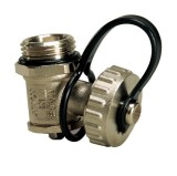 Сливной вентиль LUXOR SA 492 &mdash;  Никелированный сливной вентиль с заглушкой и вращающимся сливом 