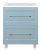 Тумба для комплекта Misty Марта 70 голубая матовая, напольная