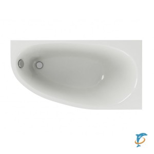 Ванна акриловая AZARIO KAPRIS асимметричная 160х90 см правая (AV0001160) (AV0001160)