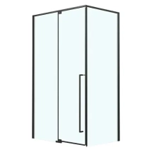 Душевое ограждение Azario MALE 1200х900х1950 прозрачное стекло 6 мм, профиль черный матовый (AZ-J50-12090-MB-CL) — 