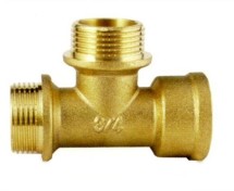 Тройник TIM 3/4-1/2-3/4 г/ш/ш (латунь) — 