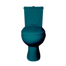 Унитаз-компакт Оскольская керамика ИРИДА зеленый — Габариты (дшв):; 65x37x79,3; Напольный унитаз-компакт; Бачок поверх унитаза; Без полочки в чаше; Система антивсплеск: нет; Направление выпуска:; гориз.(в стену);