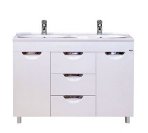 Тумба для комплекта Misty София-120 с 3 ящ. белая эмаль — Тумба для комплекта Misty София - 120 Тумба с 3  ящ. белая эмаль П-Соф01120-0113Я